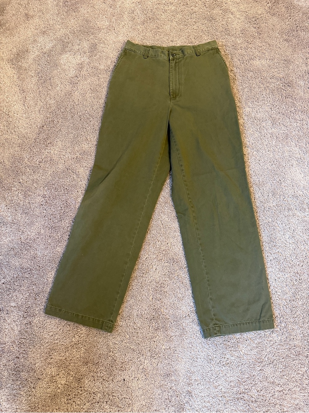 J. Crew Olive Green Straight Leg Pants